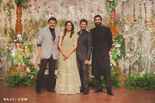 Venkatesh daughter Ashritha and Vinayak Reddy wedding reception