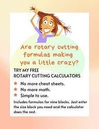 Rotary Cutting Quilting Formulas