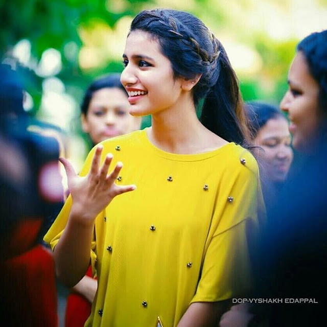 images of actress Priya Prakash  