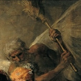 Goya, Las viejas (detalle)