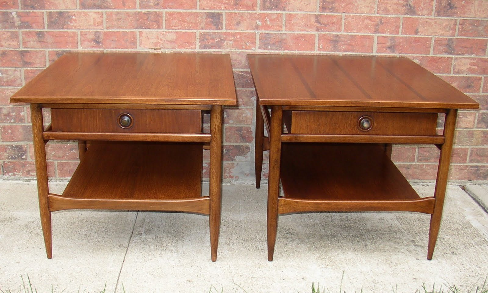 danish modern end tables