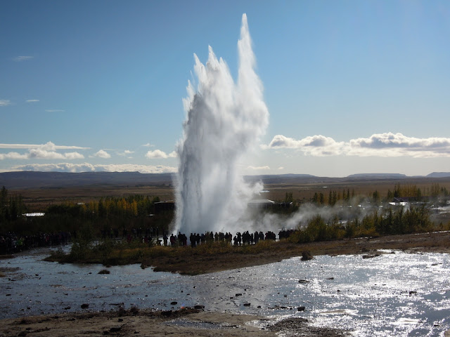 Islandia gejzer