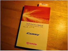 2008 Toyota Camry Owners Manual