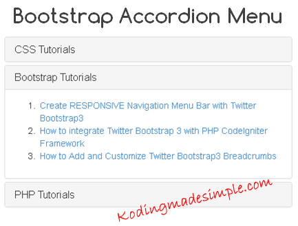 bootstrap-accordion-menu