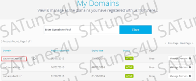 how to a setup free domain into blogger