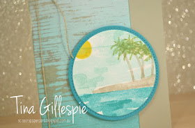 scissorspapercard, Stampin' Up!, Art With Heart, Waterfront, Wood Textures DSP, Stitched Shapes Framelits