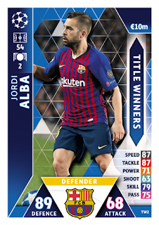 Match Attax UEFA Champions League 2018 2019 FC Barcelona Set