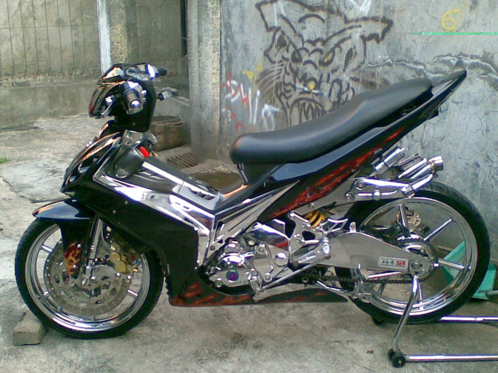 Modifikasi Drag Bike Jupiter Mx 2014 Modifikasi Motor Keren 2014