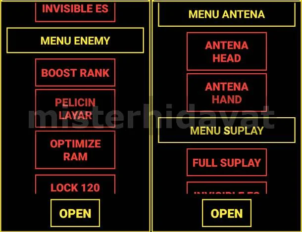 Apk Headshot + Antena Hand & Head Free Fire Terbaru