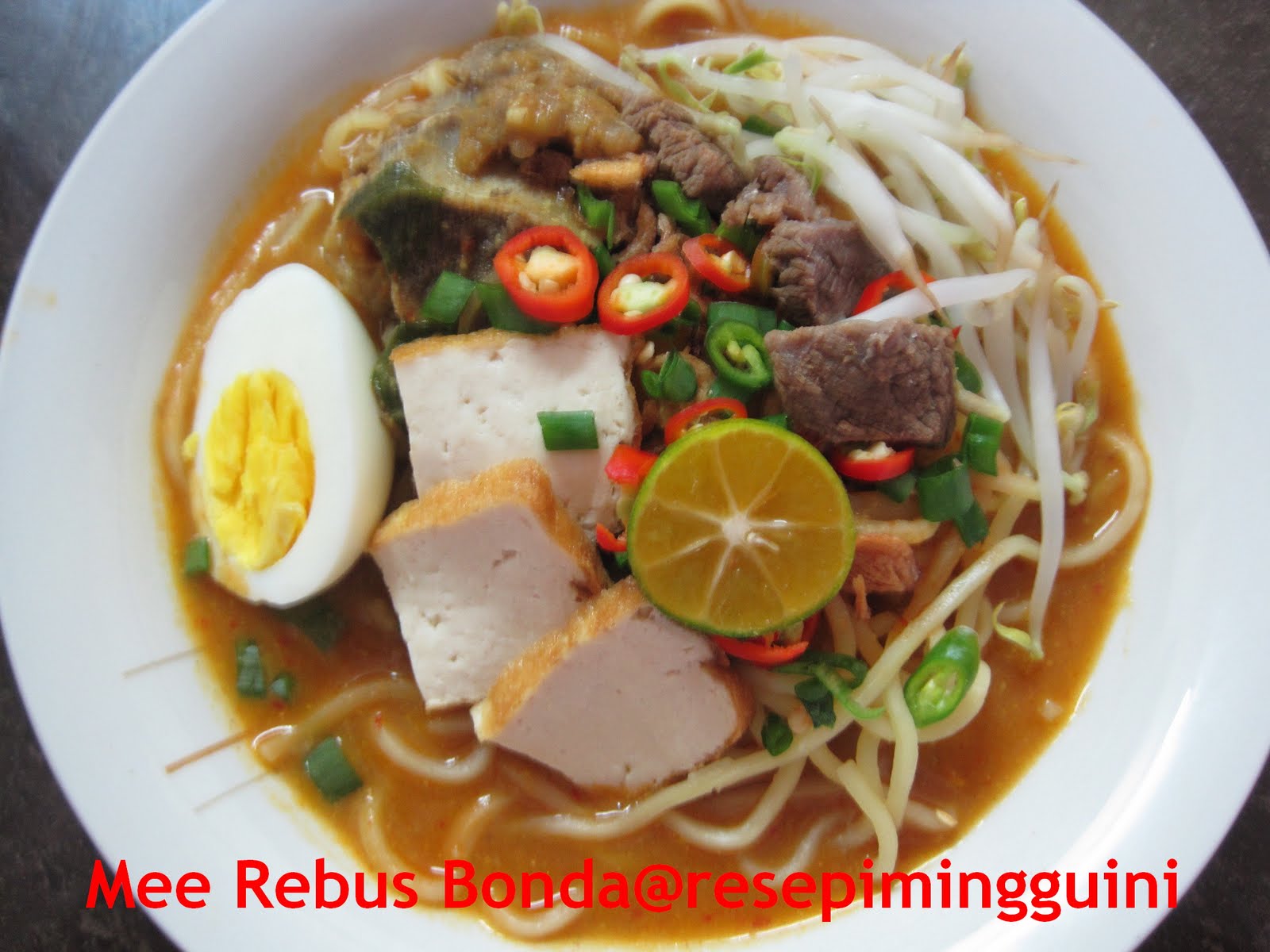 Mee Rebus Bonda  Resepi Minggu Ini