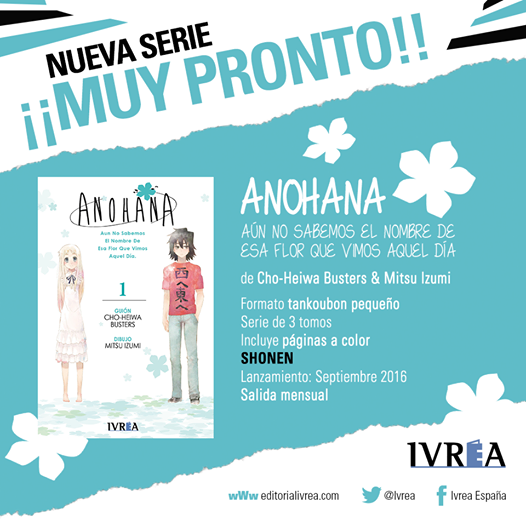 Ivrea licencia "Anohana"