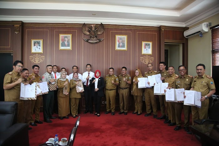 Kerja Sama dengan Kejari, 11 Perangkat Daerah Pemkab Lamsel Teken MoU Penanganan Hukum Perdata dan Tata Usaha Negara