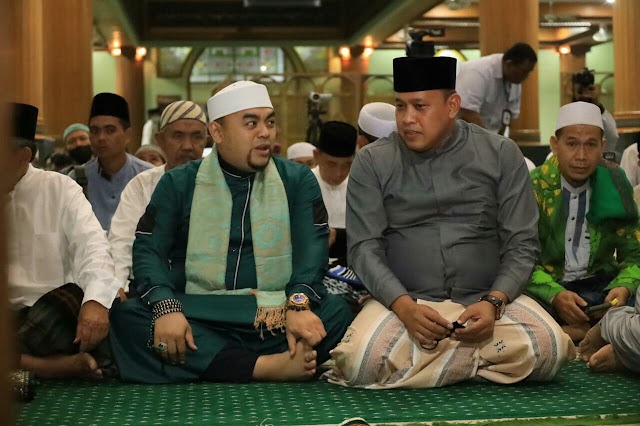 PLT. WALI KOTA BEKASI RAYAKAN MAULID NABI 1444 H DI MASJID AL BARKAH