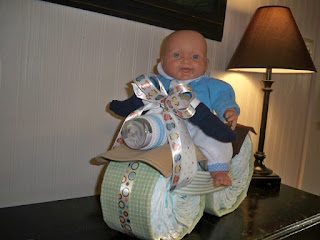 motorcycle diaper cake