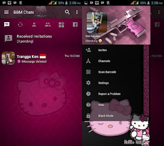 Download BBM MOD HELLO KITTY Apk