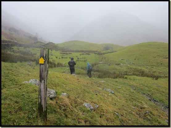 On the path from Caudale, heading towards Middle Dodd