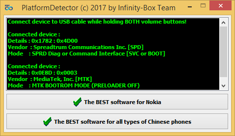 Download Platform Detector Tool by Infinity-Box Team