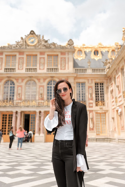 Alicia Mara Outfit at Palace of Versailles Paris