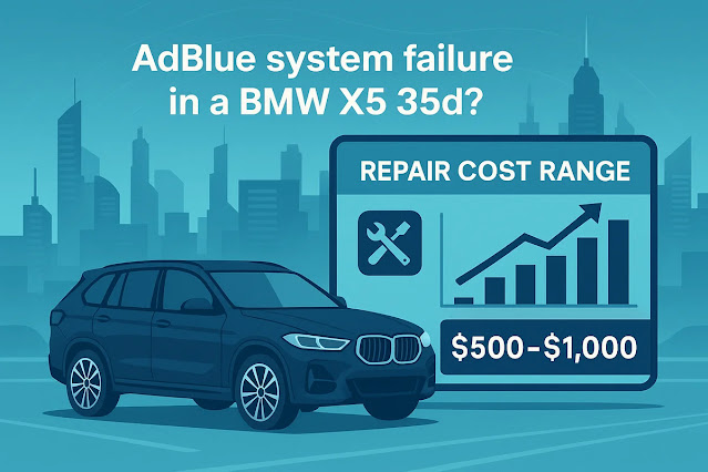 BMW X5 35dのアドブルー故障にかかる修理費用の相場