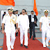 Cross Coast Sailing INS Vikramaditya For IFR -2016 Visited By Srilanka President, Maithripala Sirisena, In Colombo