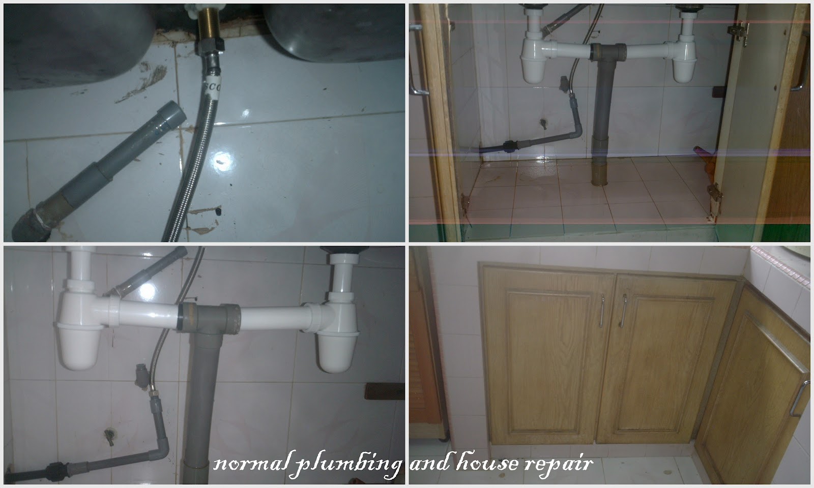 NORMAL PLUMBING PAIP BOCOR DIBAWAH SINGKI