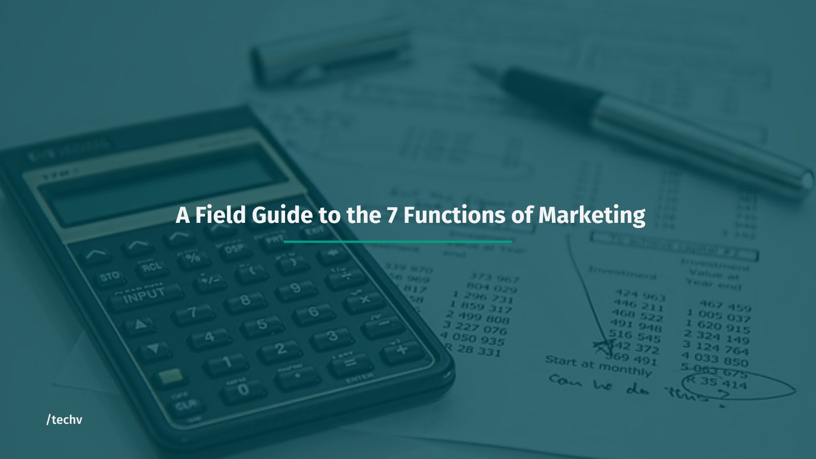A Field Guide to the 7 Functions of Marketing