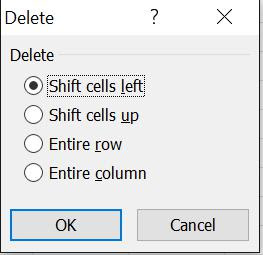 tinhoccoban.net - Hộp hội thoại Delete cells