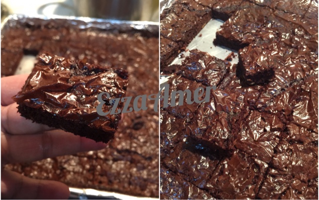 Resepi brownies sukatan cawan