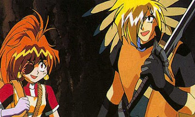Lina and Gourry wallpaper