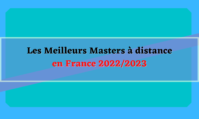 Les Meilleurs Masters à distance en France 2022/2023