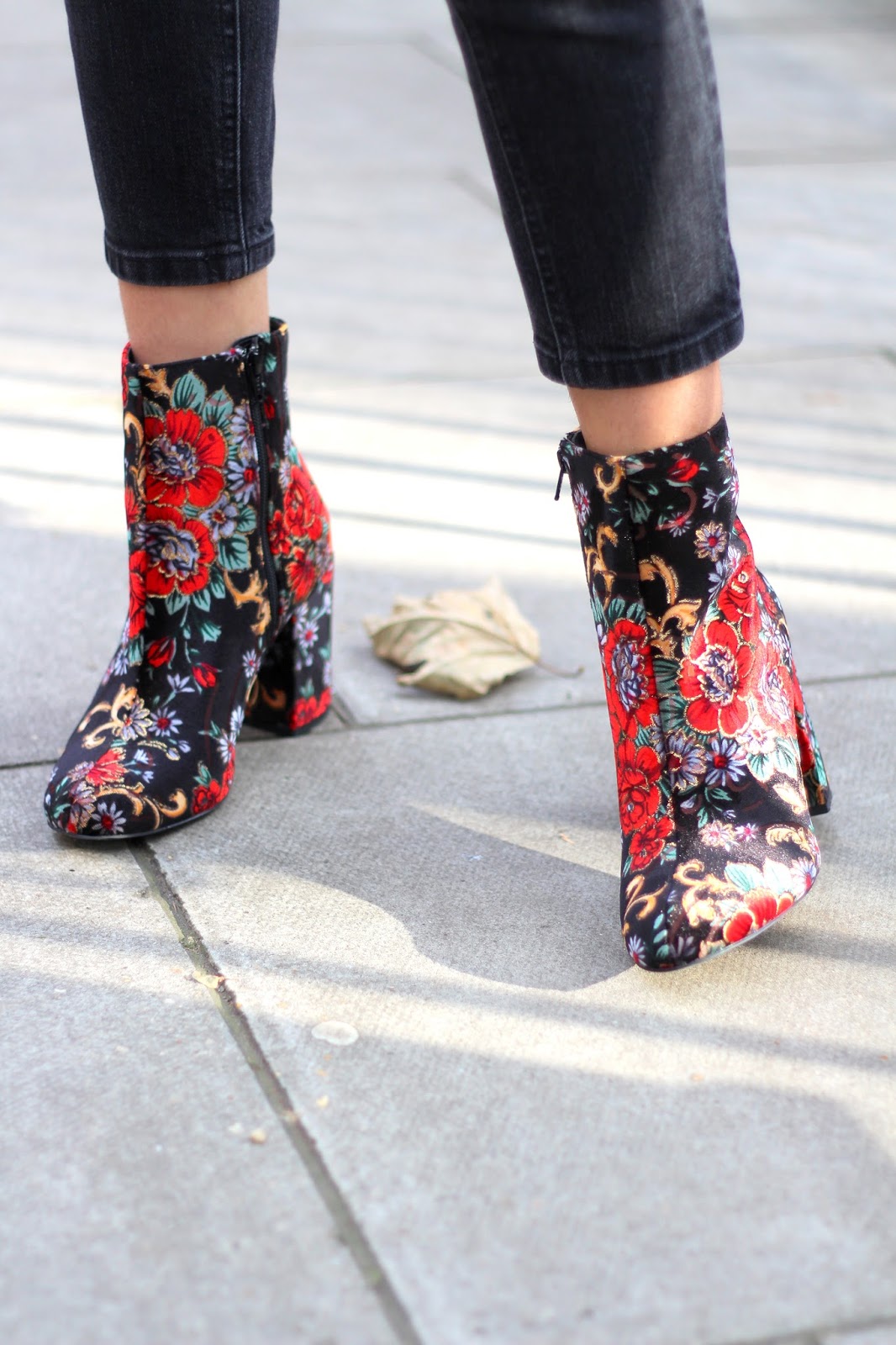 new look floral ankle boots peexo