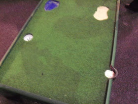 Minigolf course at The O2 in London