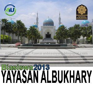 Tawaran Biasiswa Yayasan Albukhary 2013
