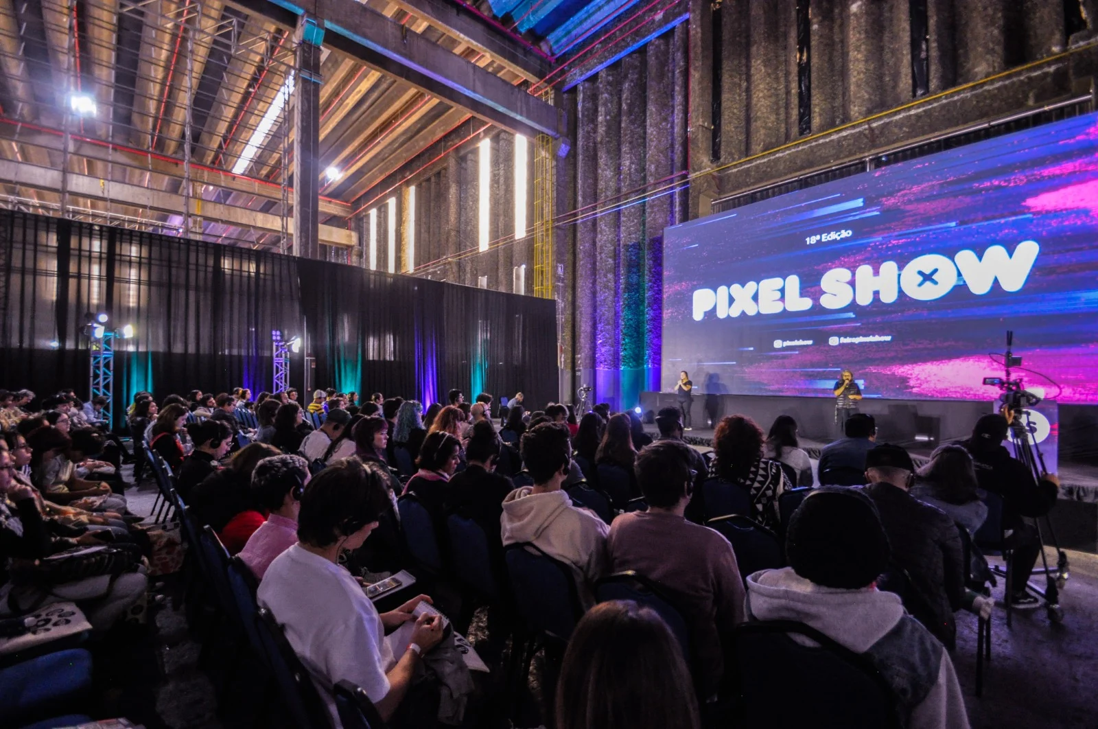 O Festival Internacional de Criatividade Pixel Show contará com uma arena multiuso, que será palco de apresentações de criativos, palestras de curta duração, cosplay e apresentações musicais | Foto: Divulgação/Secti-DF