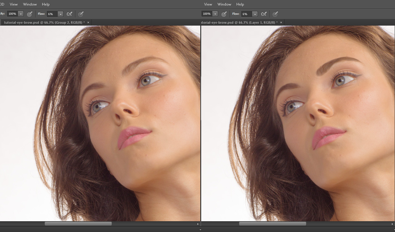 Tips Photoshop Retouch Alis Komputer Grafik