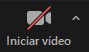 imagen con el ícono para apagar el vídeo en una videoconferencia