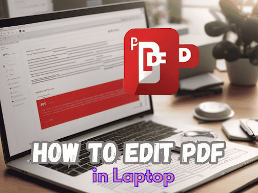 how to edit pdf in laptop