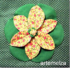 artemelza - flor em círculo