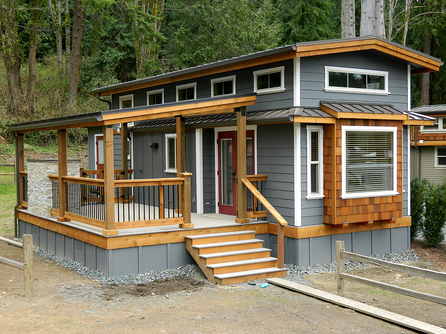 TINY HOUSE TOWN The Wildwood Cottage 400 Sq Ft 