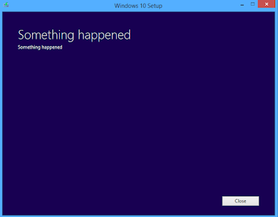 Windows 10 Something Happened