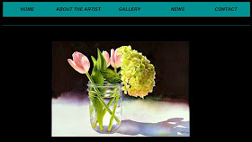 Screen grab of Marla Greenfield webpage