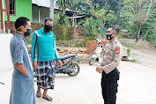 Sat Binmas Polres Enrekang Beri Himbauan Kamtibmas dengan Sistem Sambang Kunjung