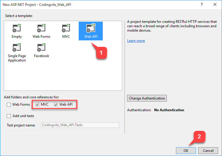 Asp.net mvc web api