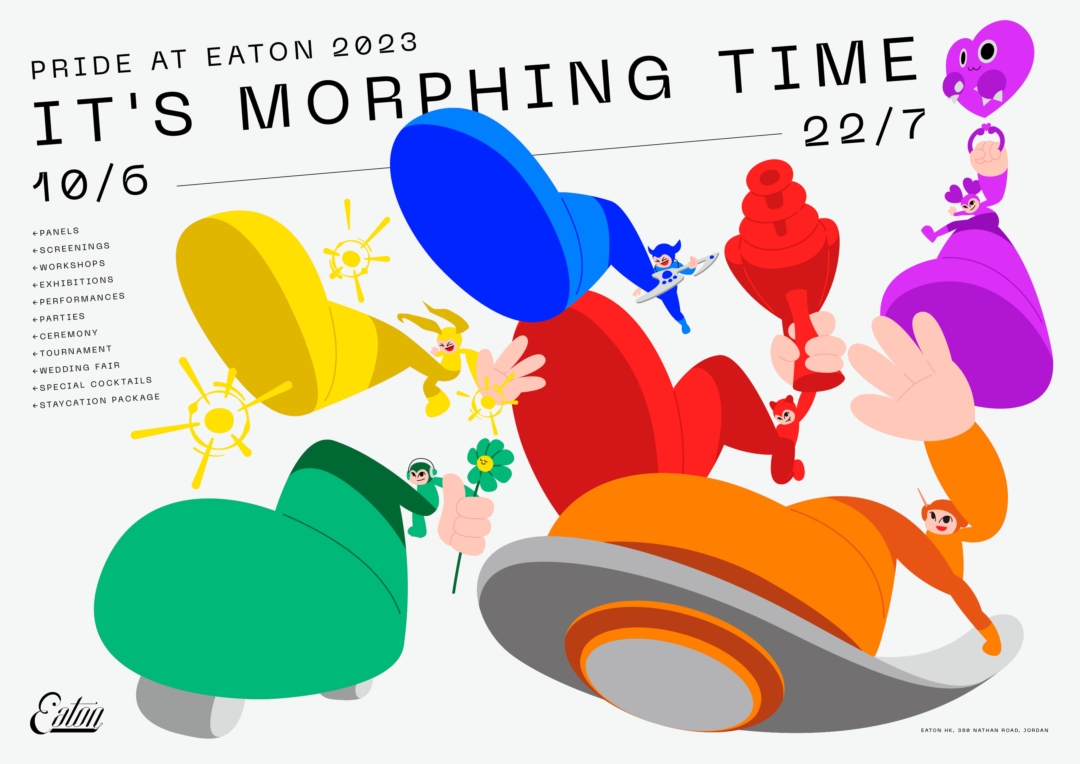 Eaton HK 呈獻「It's Morphing Time 酷變時間」文化活動・慶祝同志驕傲月