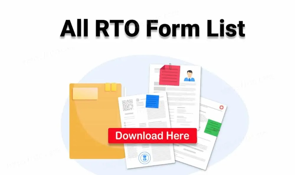 Download RTO Form 28, Form 29, Form 30 PDF Files