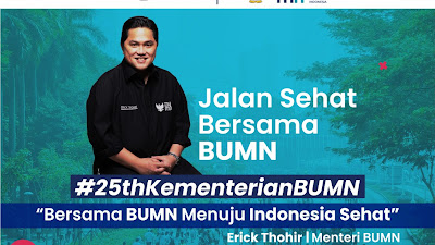 HUT ke 25, BUMN Gelar Jalan Sehat Bersama di 234 Kabupaten dan Kota Termasuk Kolaka Timur