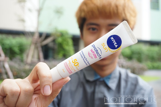 Review Kem Chống Nắng Nivea Sun Protect and White Serum, kem chống nắng, nivea, kem chống nắng nivea, nivea whitening sun serum extra white spf50, kem chống nắng giá rẻ