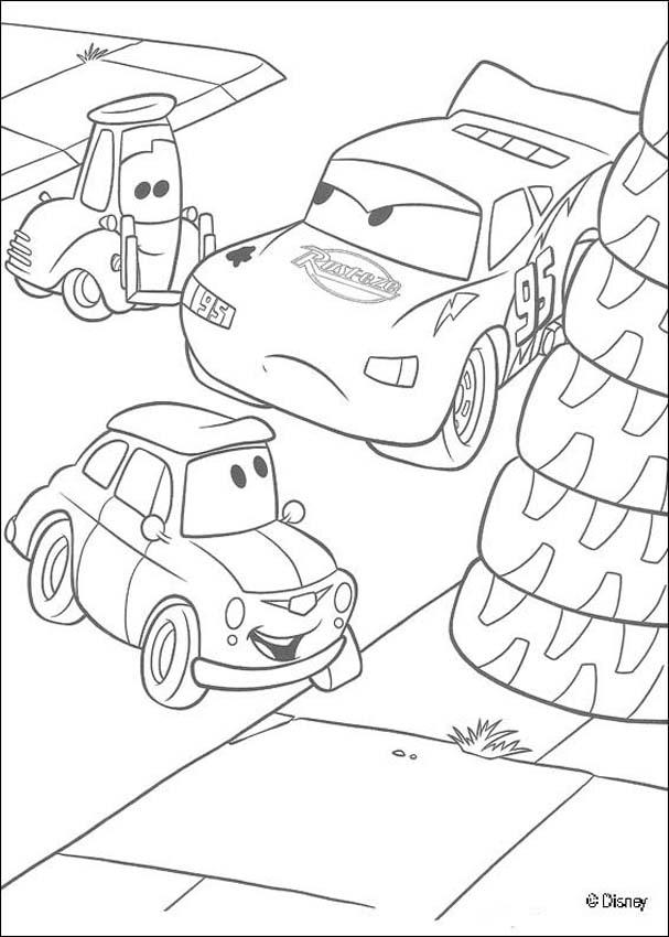 Download Disney Cars : Lightning Mcqueen Coloring Pages