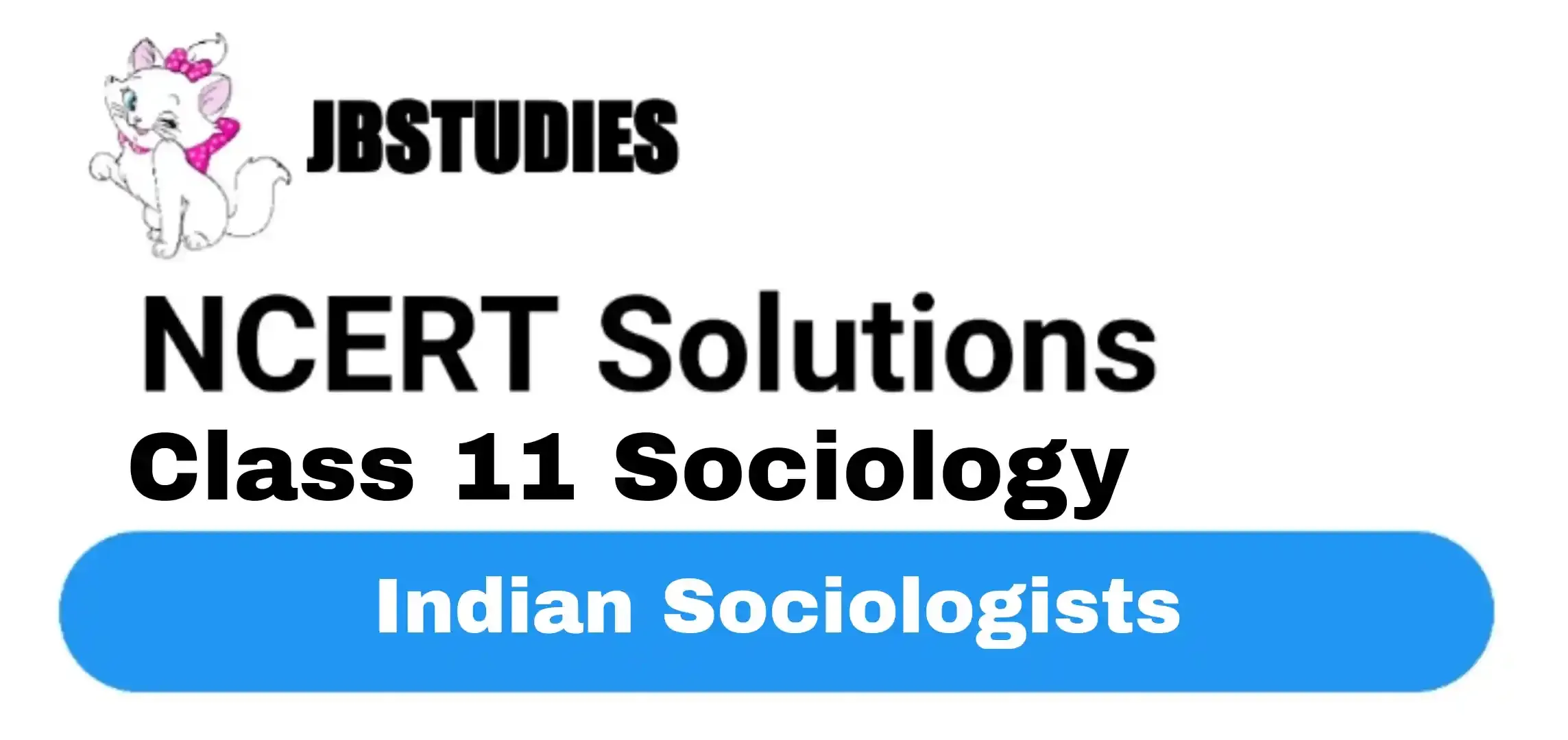 Solutions Class 11 Sociology Chapter-5 Indian Sociologists