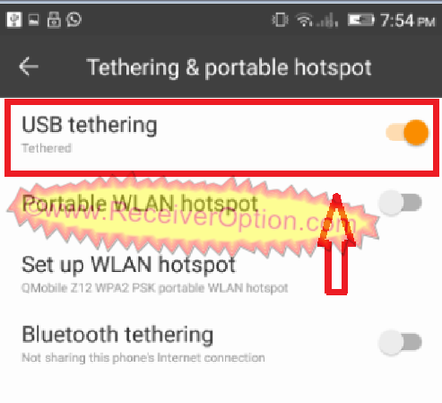 HOW TO CONNECT MULTIMEDIA 1506G/T USB CABLE INTERNET OPTION WITH YOUR MOBILE